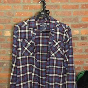 American Rag Blue/Red Flannel